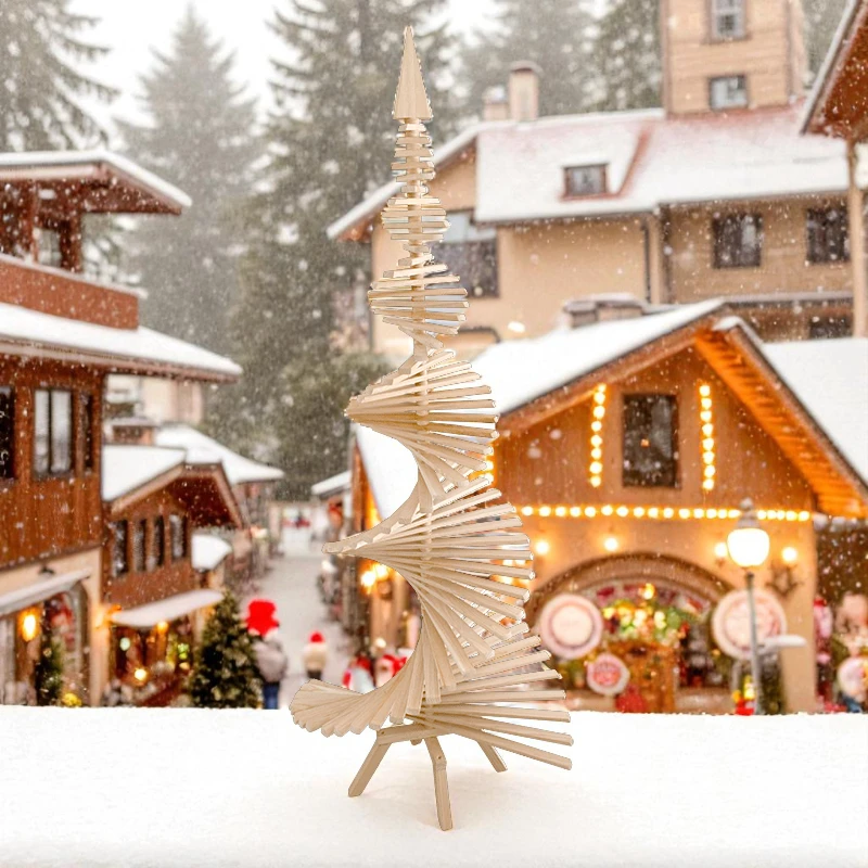 Sapins de Noël en Bois